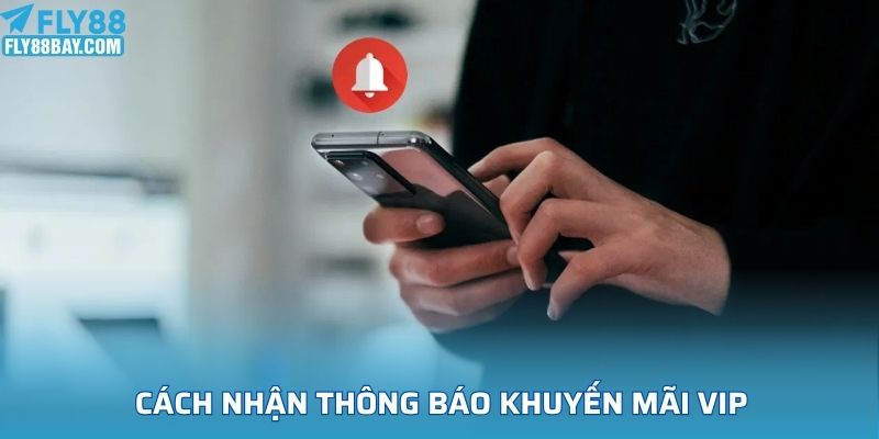 Cách nhận thông báo khuyến mãi VIP