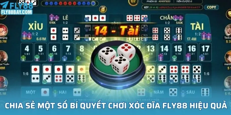 Chia sẻ một số bí quyết chơi xóc đĩa FLY88 hiệu quả